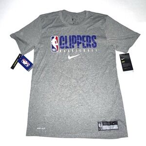 NWT Nike NBA LA Clippers Player Issued Warm Up Shooting Shirt CD2738-010 Small
